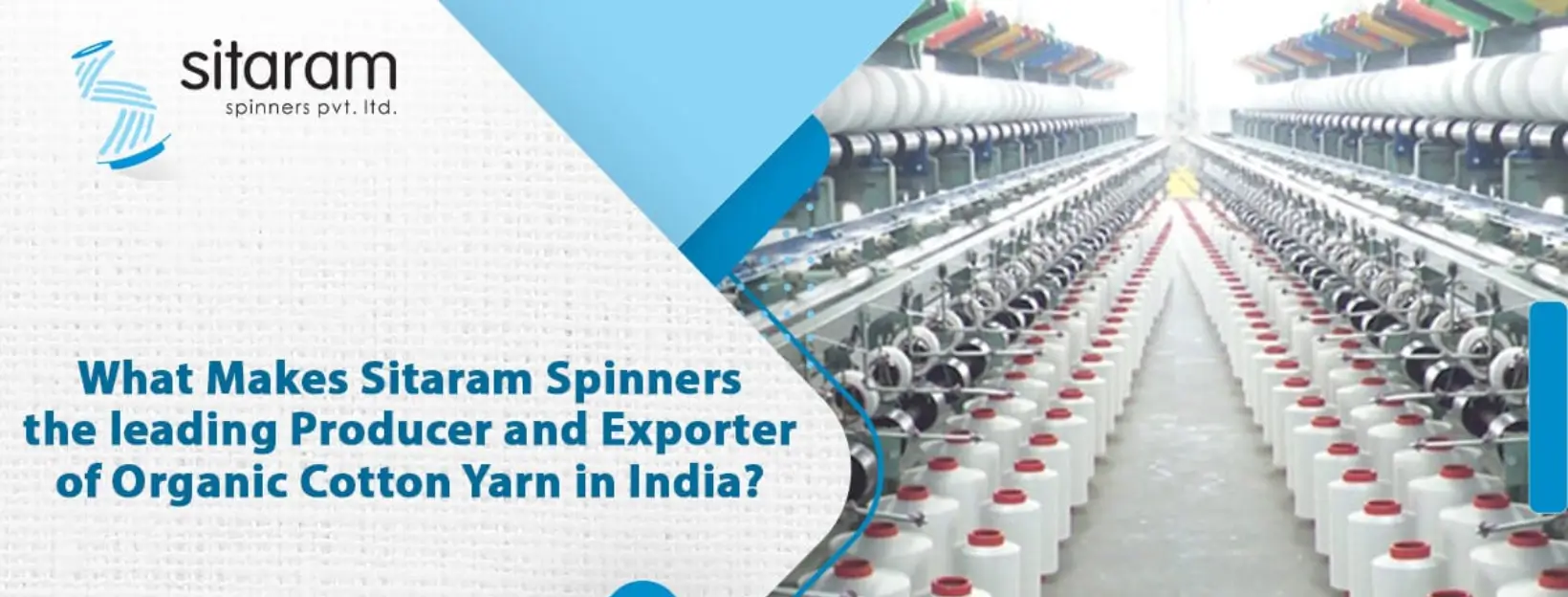 High-quality Organic Cotton Yarn India Sitaram Spinners